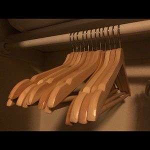 Sold Wooden Suit Hangers (pack of 10)